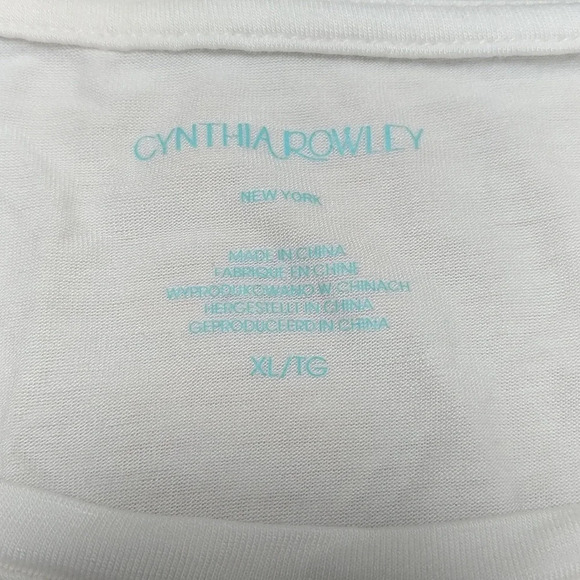 Cynthia Rowley Hearts Long Sleeve Shirt size XL - Picture 4 of 6